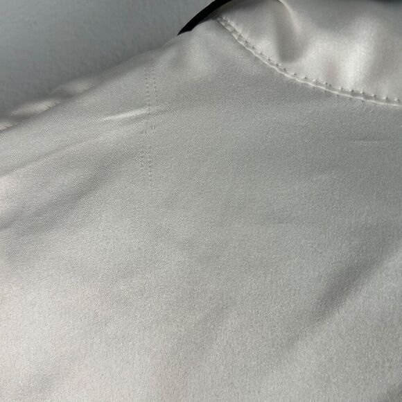 Natori Satin Long Sleeve Button-Up Top & Crop Pants Pajama - Picture 13 of 13